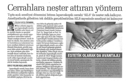 Cerrahlara Neşter Attıran Yöntem